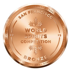 2019 Bronze Medal Winner - San Francisco World Spirits Competition 2019 Bronze Medal Winner - San Francisco World Spirits Competition